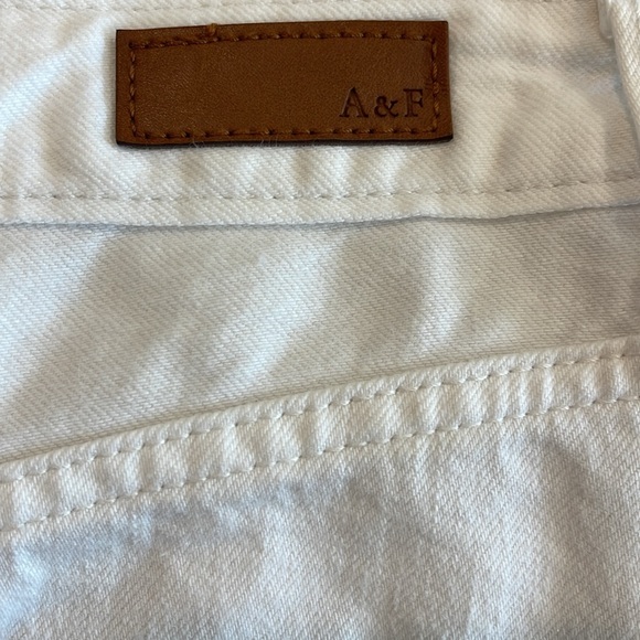 Abercrombie & Fitch‎ Zoe Vintage A-Line White Floral Embroidered Skirt 26 2R - Picture 9 of 10